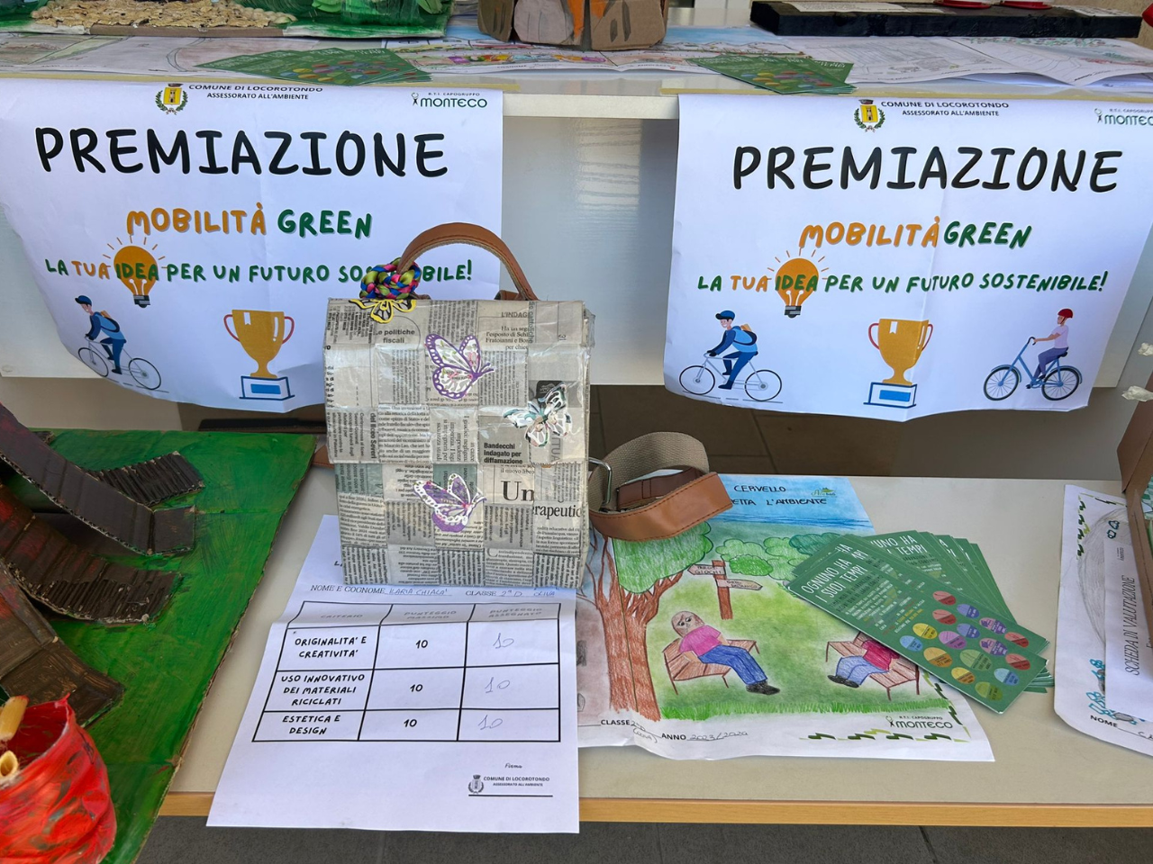 Premiazione vincitori Eco-concorso "Mobilità Green - La TUA idea per un futuro sostenibile!"